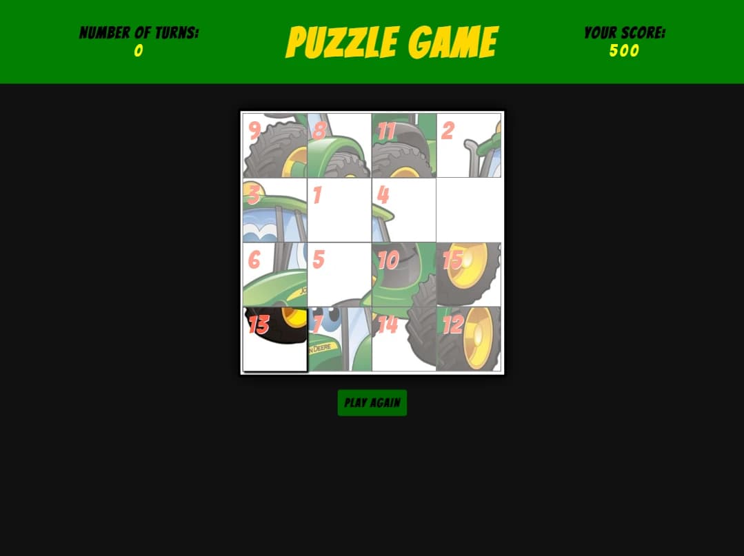 John Deere Puzzle Game
