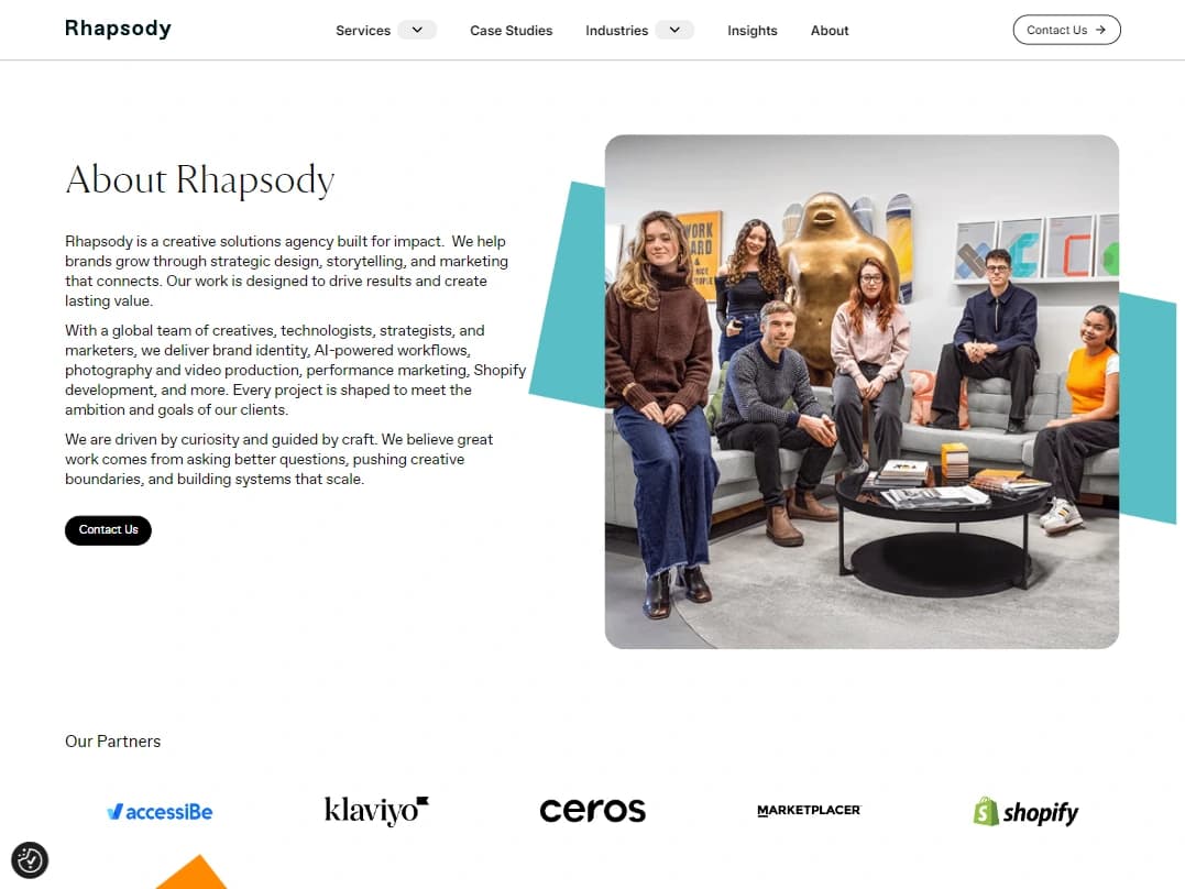 Rhapsody Media Website